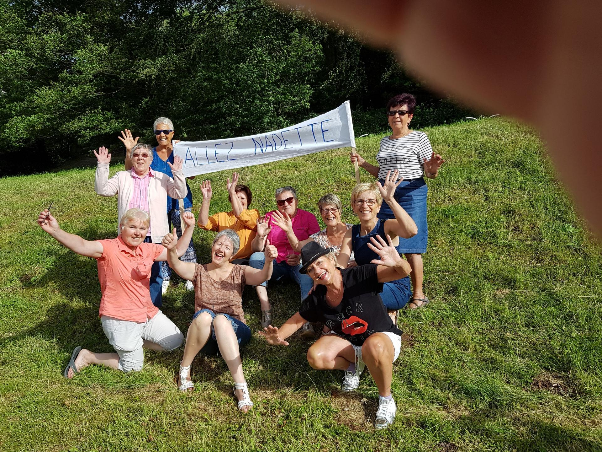 Obernai 2018.Solidarité féminine pour Nadette