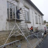 Echaffaudage au montage
