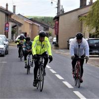 Groupe de cycliste sur le 60 Kms