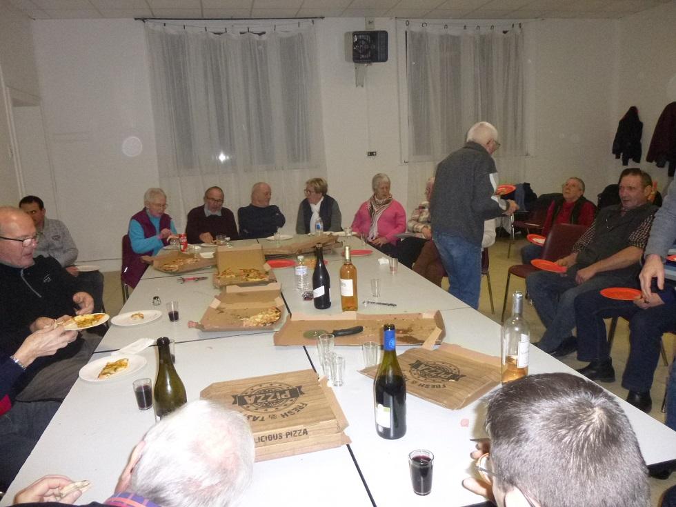 Dégustation des pizzas